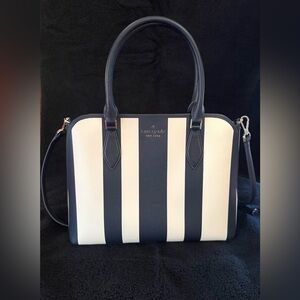 Kate Spade Blue and White Satchel Bag